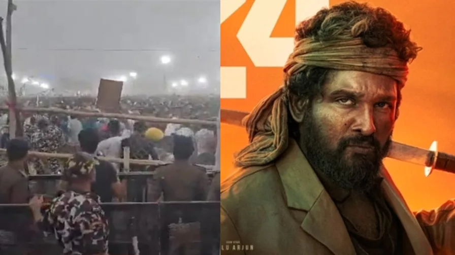 Ruckus before the Trailer Release of 'Pushpa 2' in Patna, Fans Throw Slippers while waiting for Allu Arjun