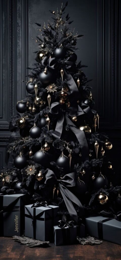 15 Black Christmas Tree Decoration Stylish Ideas you have to Try