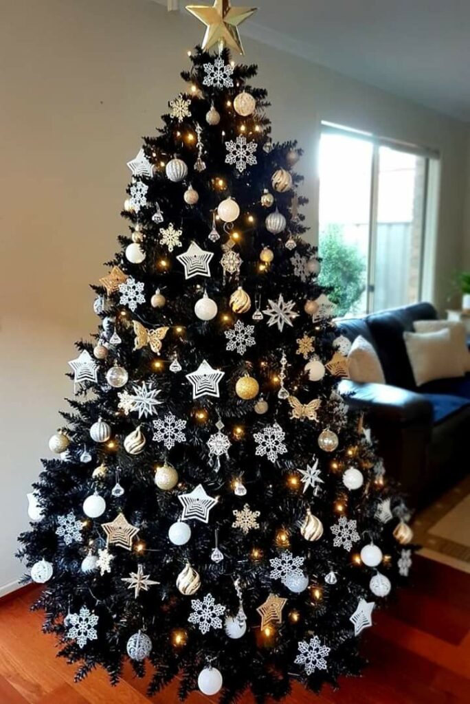 15 Black Christmas Tree Decoration Stylish Ideas you have to Try