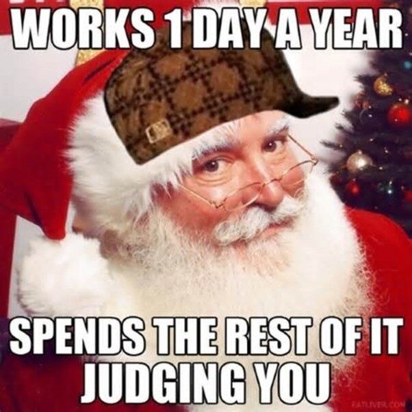 The 50+ Funniest Christmas Santa Claus Meme We've Seen on the Internet